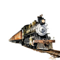 Steam Engine Train Fabric Panel 10