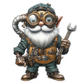 Steampunk Gnomes Fabric Panel 4