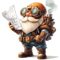 Steampunk Gnomes Fabric Panel 5
