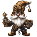 Steampunk Gnomes Fabric Panel 7