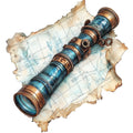 Steampunk Nautical Fabric Panel 19