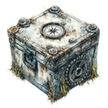 Steampunk Nautical Fabric Panel 35