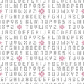 Stitch Garden - Cross Stitch Sampler - White 44" / 45" Fabric Per Yard