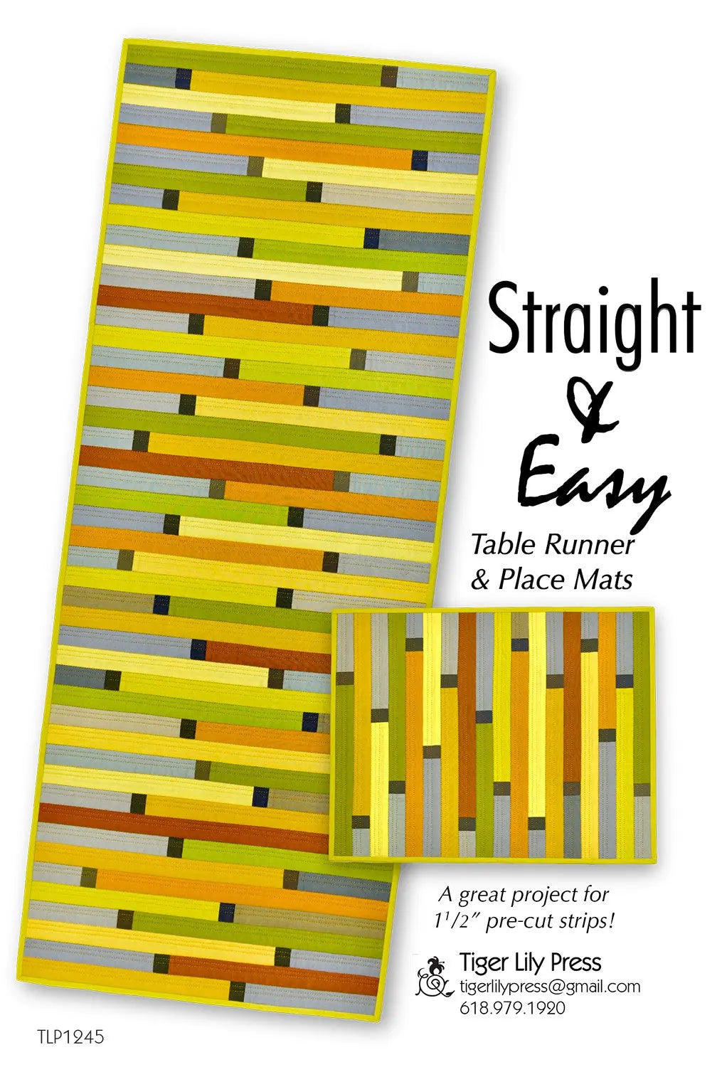 Straight & Easy Table Runner & Place Mats