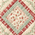Strawberry Patchwork Fabric Panel 11