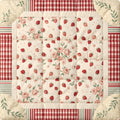 Strawberry Patchwork Fabric Panel 14
