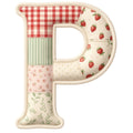 Strawberry Patchwork Fabric Panel 37