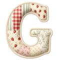 Strawberry Patchwork Fabric Panel 6