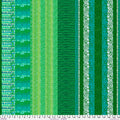 Stripes Sea Green Cotton 44"/45" Fabric Per Yard