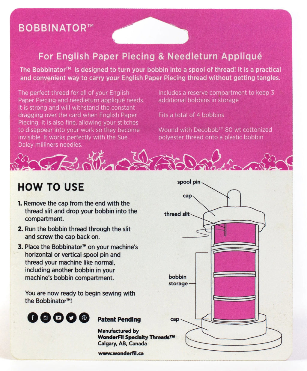 Sue Daley Bobbinator Pack