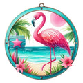 Summer Beach Round Fabric Panel 23