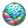 Summer Beach Round Fabric Panel 25