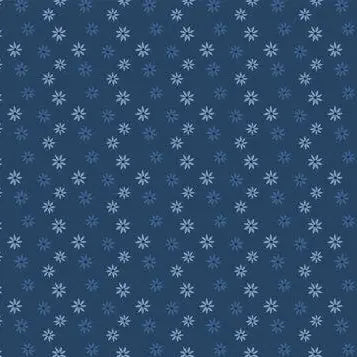 Summertime Daydream - Daisies All Over - Navy 44" / 45" Fabric Per Yard