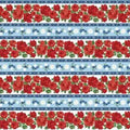 Summertime Daydream - Repeating Stripe 44" / 45" Fabric Per Yard