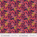 Sunshine Monstera Indigo High Density Cotton 44"/45" Fabric Per Yard