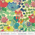 Sunshine Peony Park Cream High Density Cotton 44"/45" Fabric Per Yard
