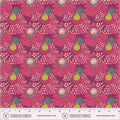 Sunshine Polka flower Plum High Density Cotton 44"/45" Fabric Per Yard