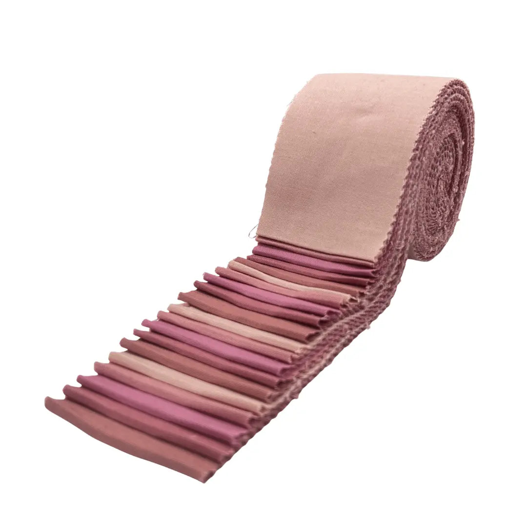 Supreme Solids - 2.5" Roll - Rustic Rose (40 Strips) The Fabric Company