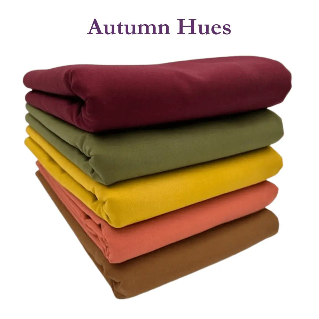 Supreme Solids - One Yard Bundle - 5 pack (Autumn Hues) The Fabric Company