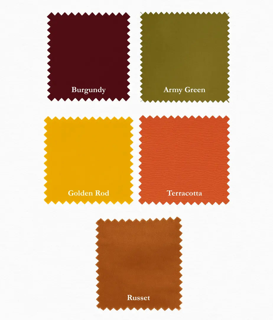 Supreme Solids - One Yard Bundle - 5 pack (Autumn Hues) The Fabric Company