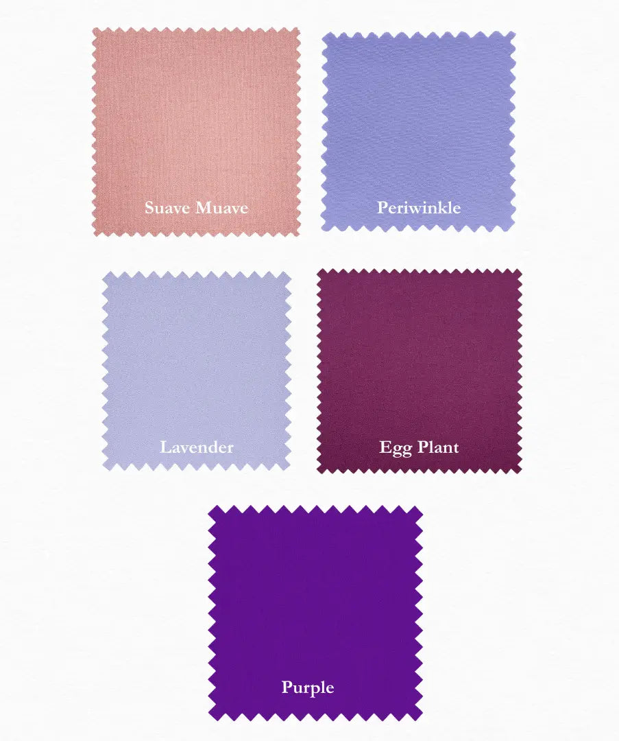 Supreme Solids - One Yard Bundle - 5 pack (Purple Haze) The Fabric Company