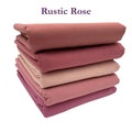 Supreme Solids - One Yard Bundle - 5 pack (Rustic Rose) The Fabric Company
