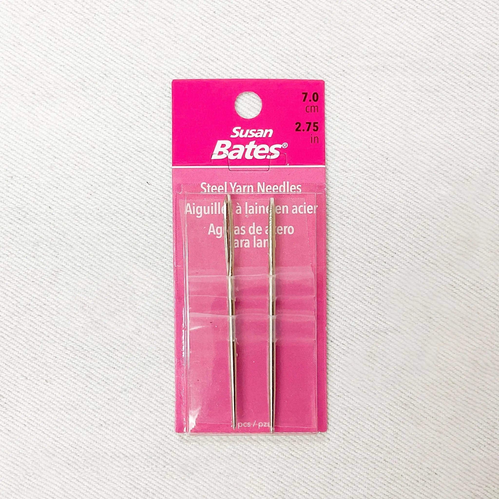 Susan Bates Steel Yarn Needles, 7 cm, 2.75 inch