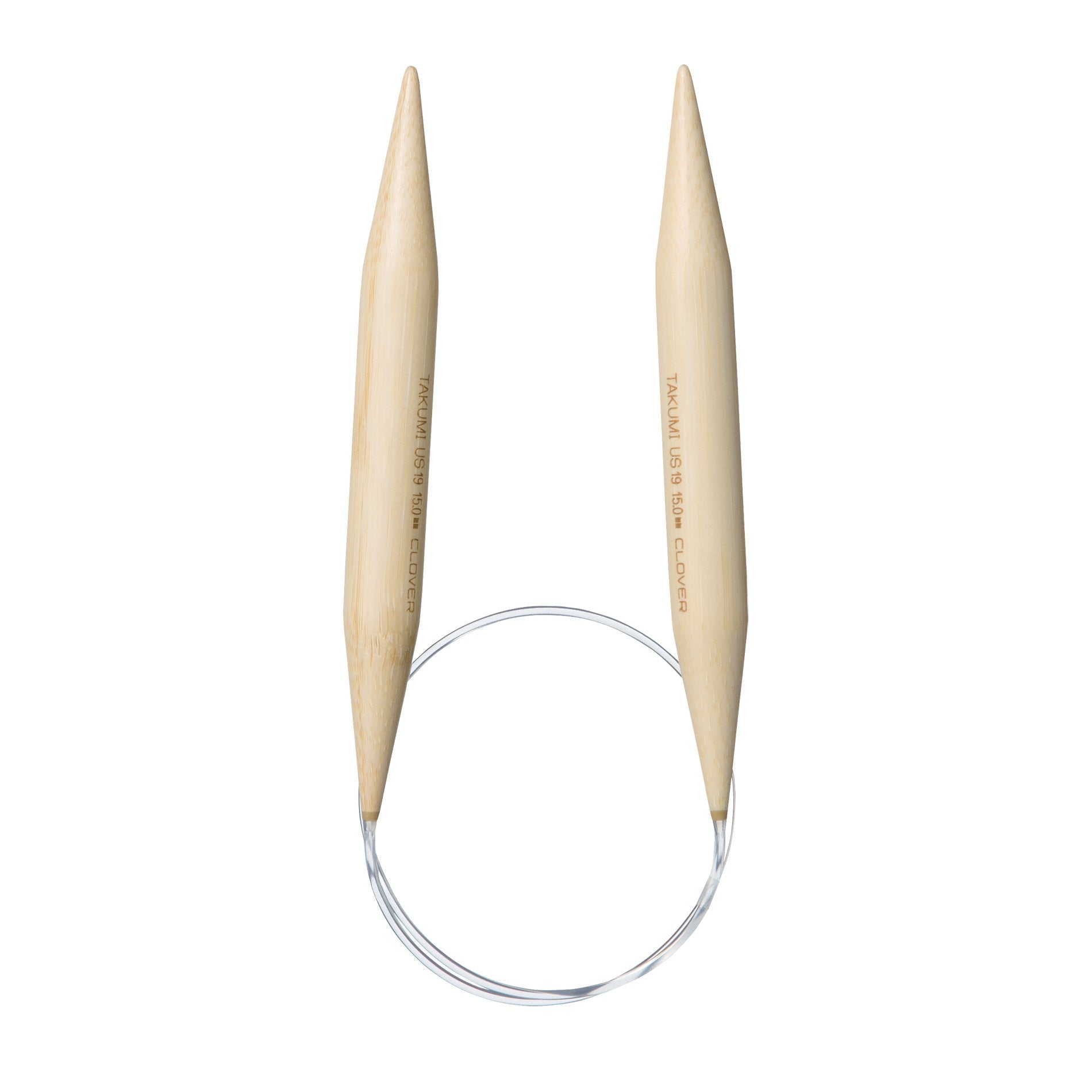 Takumi Bamboo Knitting Needles Circular 24" No. 19 (15.00mm)