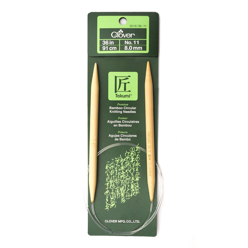 Takumi Bamboo Knitting Needles Circular 36" No. 0 (2.00mm)