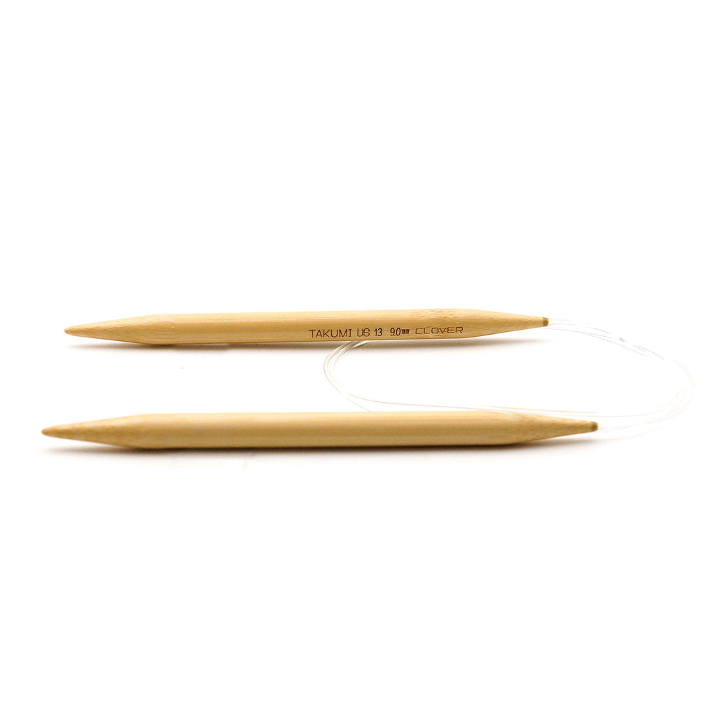 Takumi Bamboo Knitting Needles Circular 36" No. 13 (9.00mm)