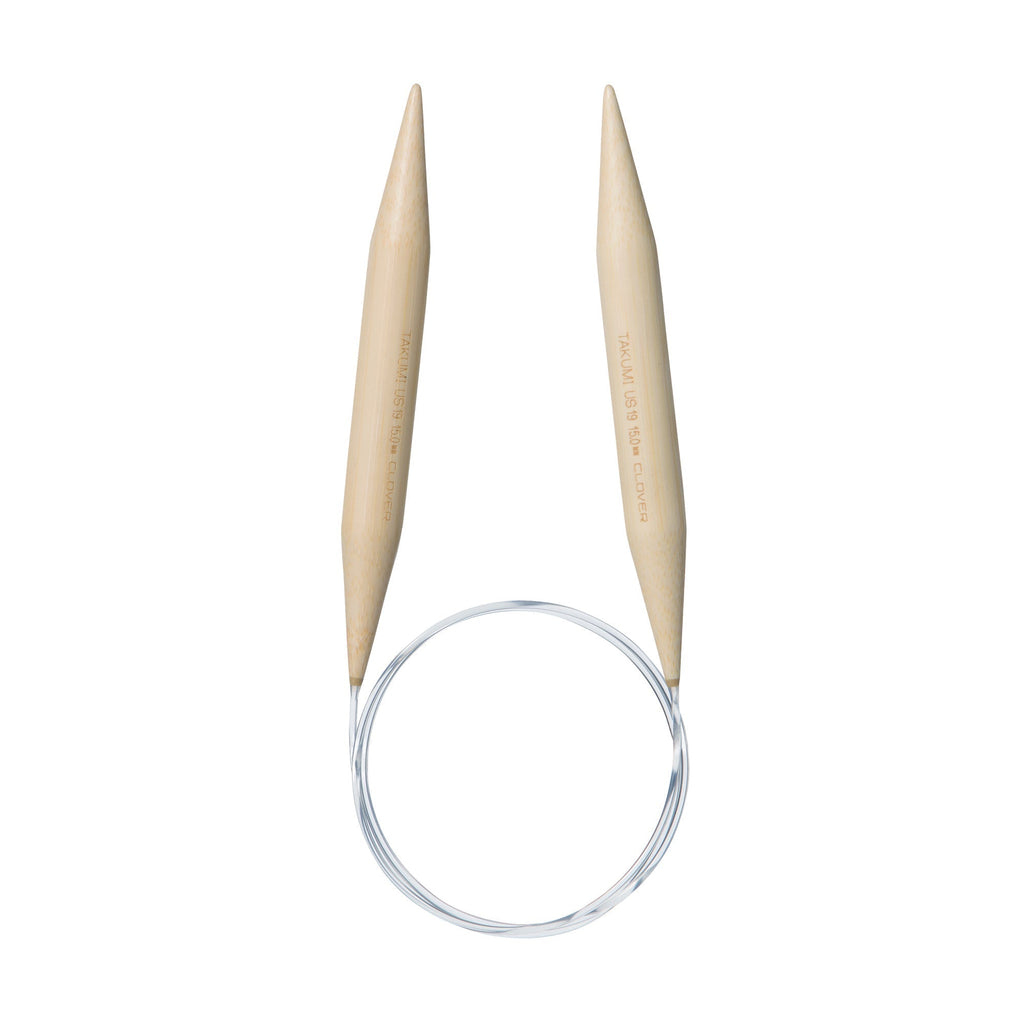 Takumi Bamboo Knitting Needles Circular 36" No. 19 (15.00mm)