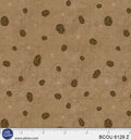 Tan / Natural Pinecones Bigfoot Country BCOU-6129-Z Cotton 44/45 Fabric Per Yard