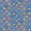Tapestry Botanica Powder Blue Cotton 43/44 Fabric Per Yard