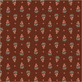 Tapestry Posy Granata Cotton 43/44 Fabric Per Yard