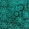 Teal Green Quilt Back - Dancin' Dahlias 108" wide Fabric per yard