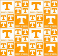 Tennessee Volunteers - Box Allover 44"/45" Fabric per yard
