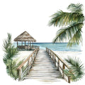 Thailand Resort Fabric Panel 12
