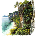 Thailand Resort Fabric Panel 14