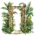 Thailand Resort Fabric Panel 17