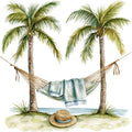 Thailand Resort Fabric Panel 34