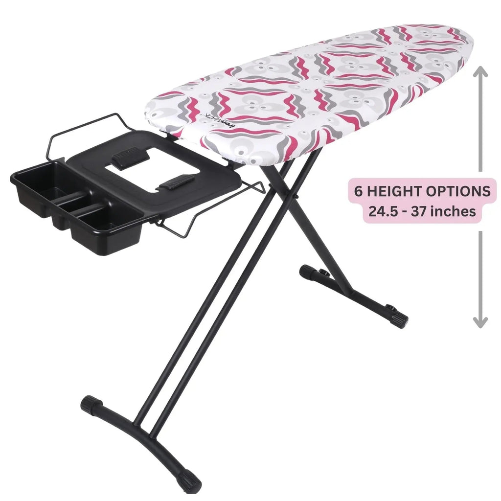 The BLACK Collection - Space Maker Premium Ironing Board in Chintamani Purple