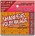 The Cutting Edge Clear Sharpening Edge Ruler 4-1/2in Square