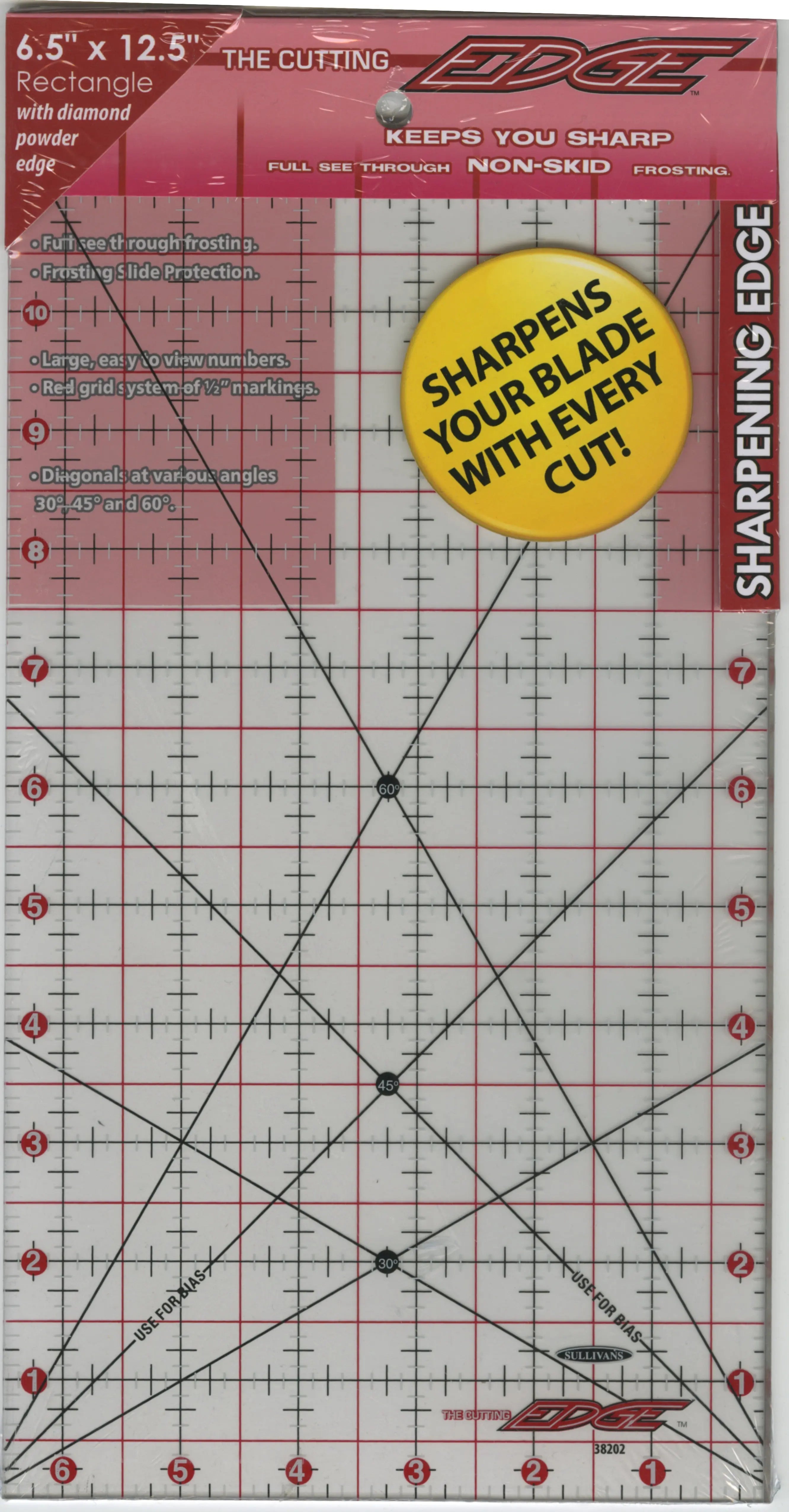 The Cutting Edge Sharpening Edge Ruler 6-1/2in x 12-1/2in