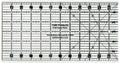 The Fold Away Retreat Ruler 6in x 24in