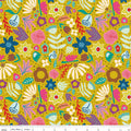 The Genesis of a Journey - Along the Way - Curry 44"/45" Fabric Per Yard