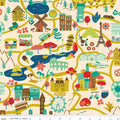The Genesis of a Journey - It Takes a Village - Cream 44"/45" Fabric Per Yard