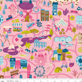 The Genesis of a Journey - It Takes a Village - Rose 44"/45" Fabric Per Yard