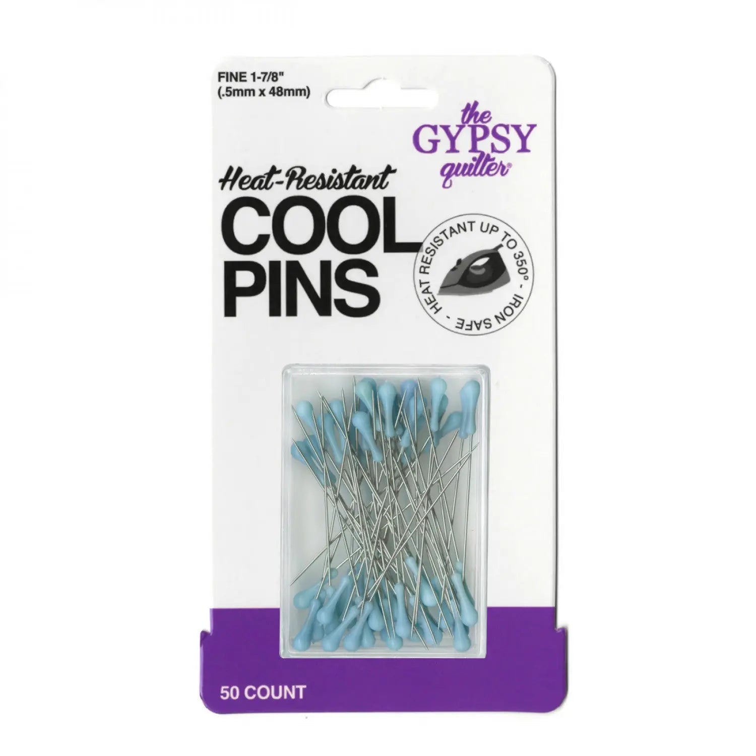 The Gypsy Quilter Cool Pins Bohemian Blue  50pc