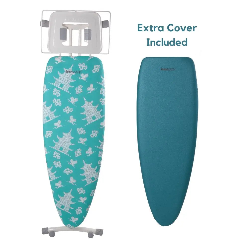 The PAGODA Collection - Space Surfer Premium Ironing Board in Pagoda Blue