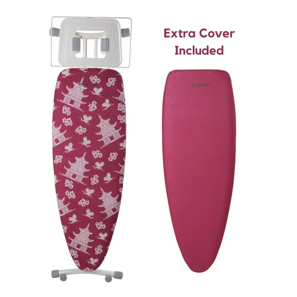 The PAGODA Collection - Space Surfer Premium Ironing Board in Pagoda Magenta